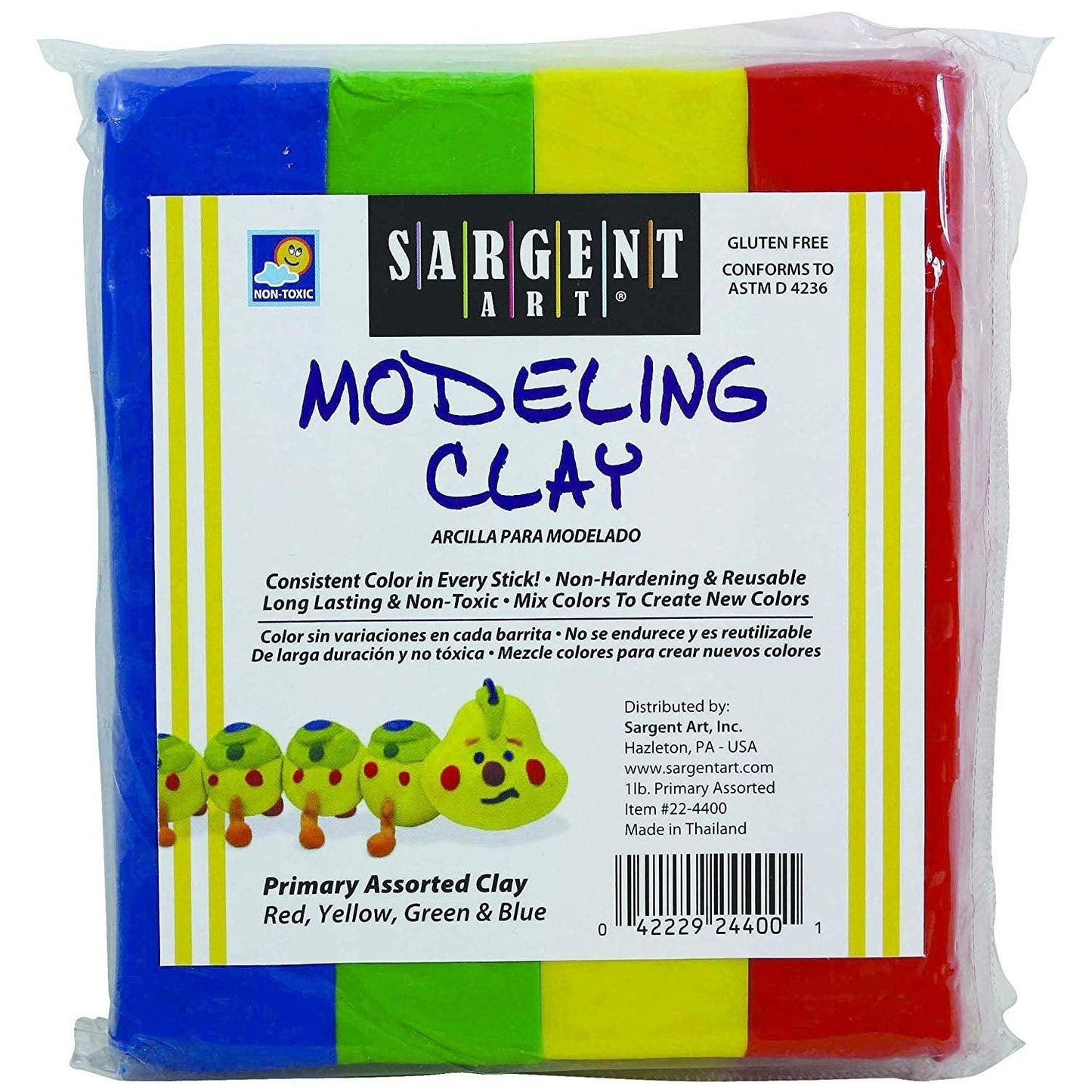 Sargent Art Non-Hardening Modeling Clay - EconoCrafts