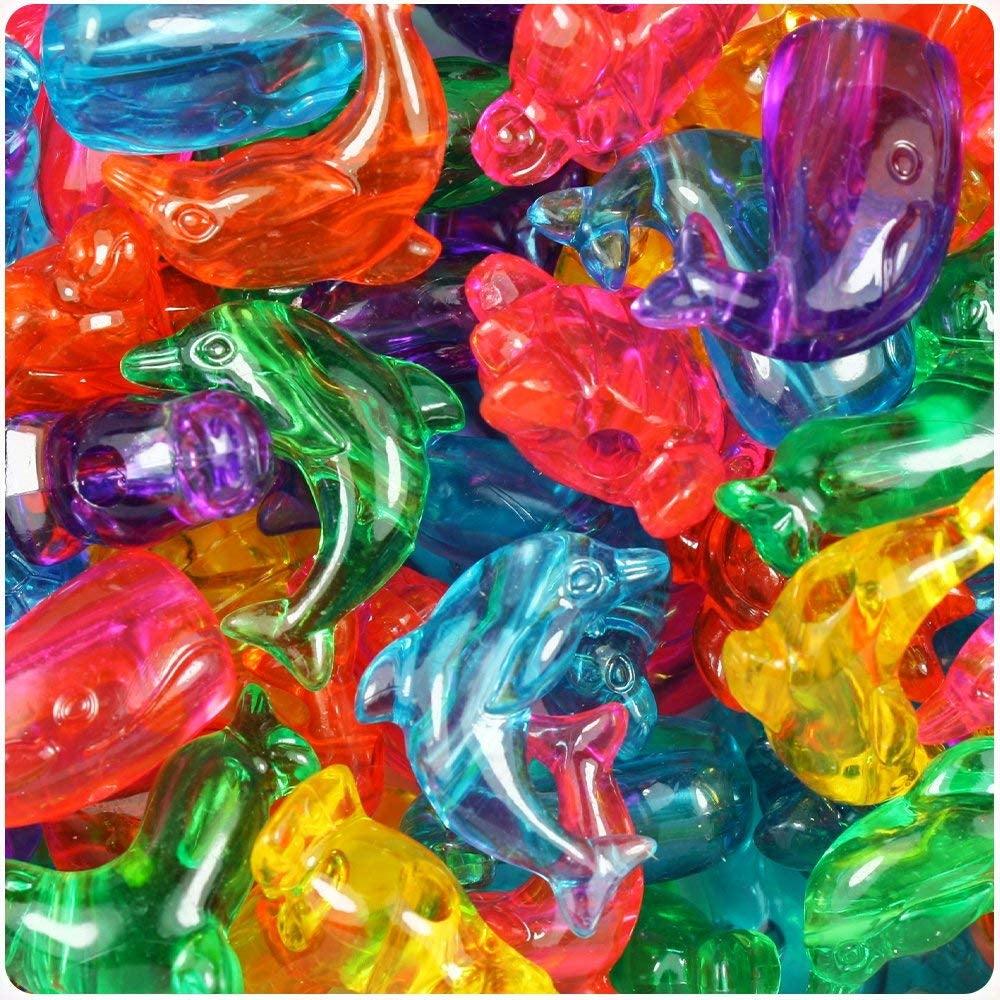 Marine Life Beads (72 Pack) - EconoCrafts