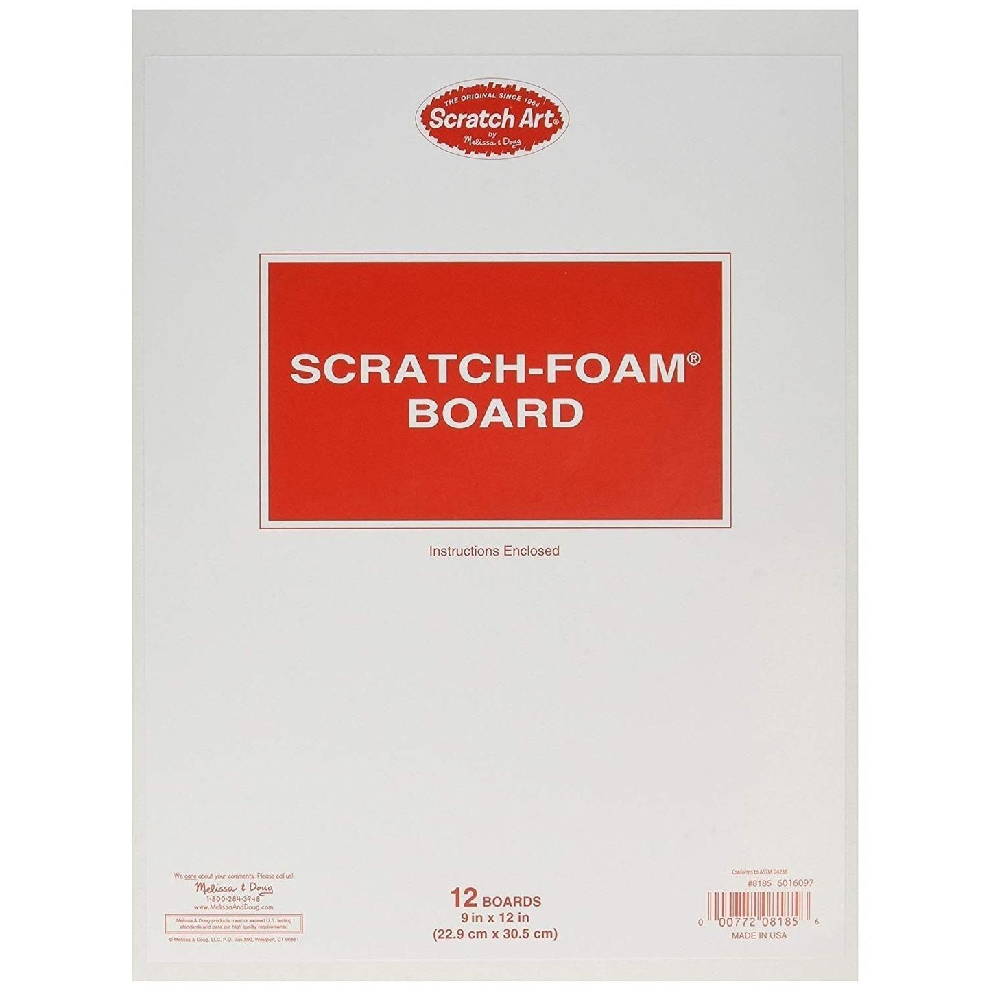 Scratch Foam Boards (12 Pack) - EconoCrafts