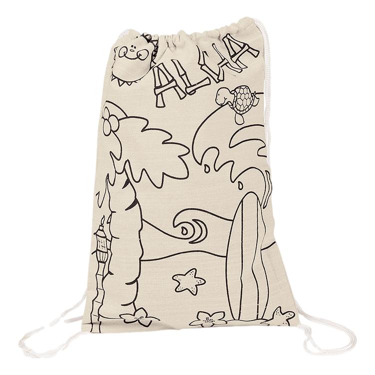 CYO Tropical Drawstring Bags (12 Pack)