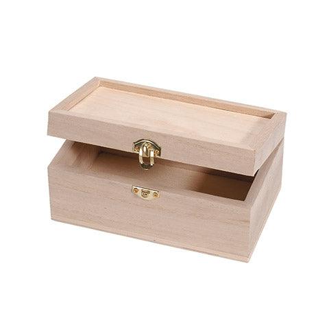 Wooden Boxes With Recessed Lid (6 Pack) - EconoCrafts