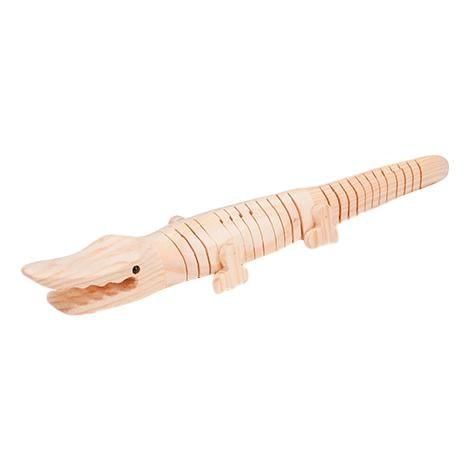 Flexible Wooden Alligators (6 Pack) - EconoCrafts