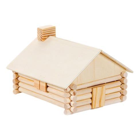 DIY Wooden Log Cabin - Each - EconoCrafts