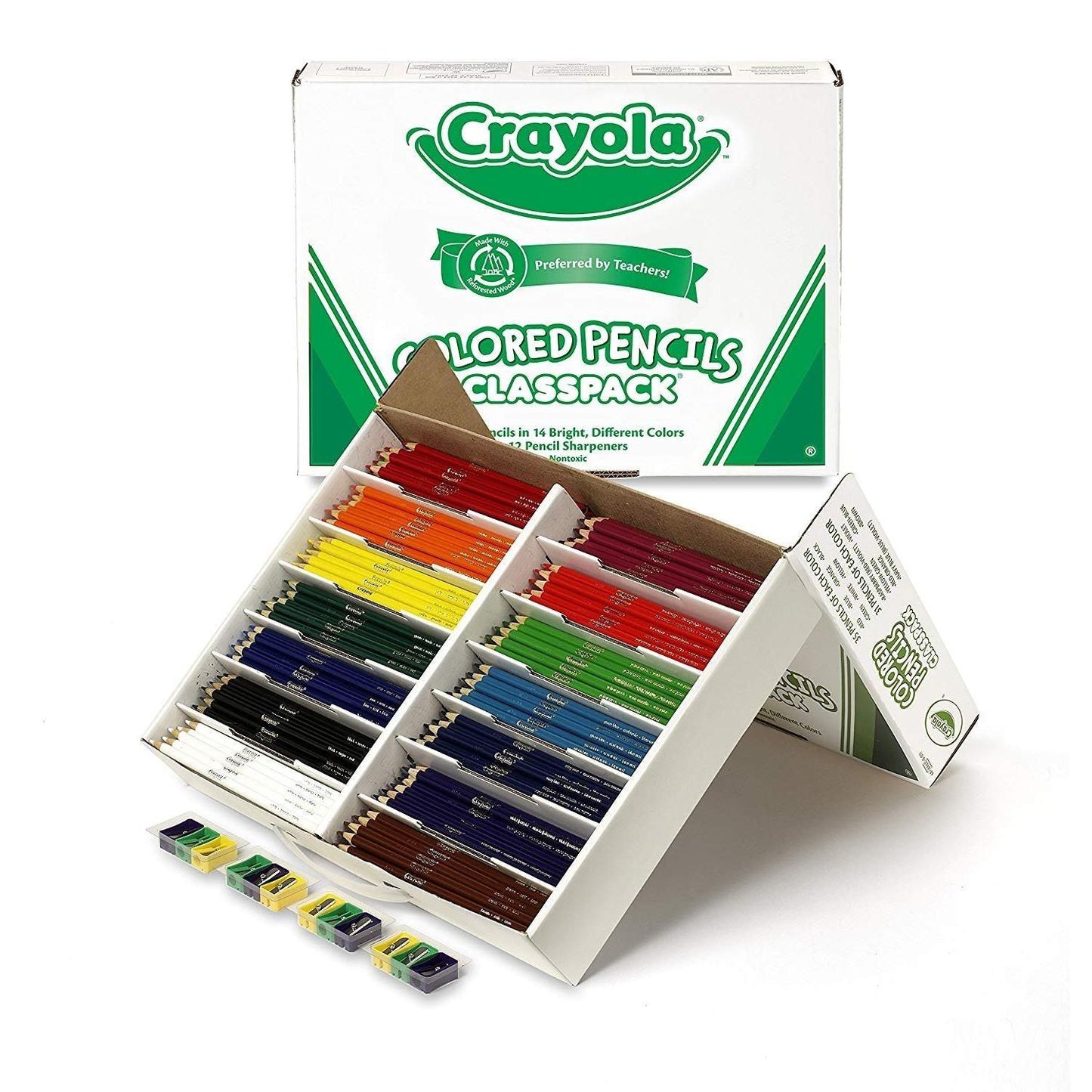 Crayola Colored Pencils Classpack - 14 Colors (462 Pack) - EconoCrafts