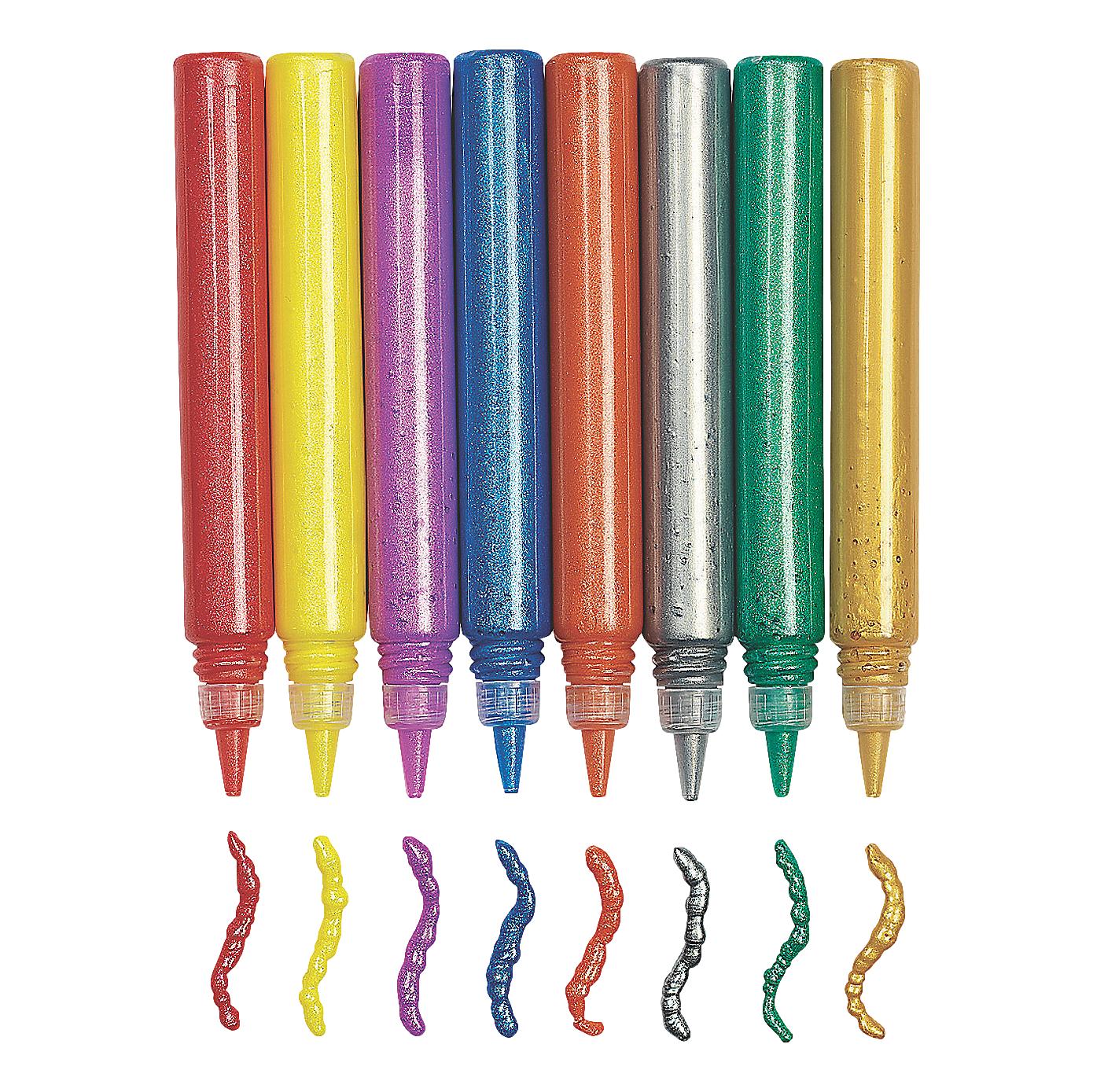 Basic Colors Fabric Paint Pens (24 Pack) - EconoCrafts