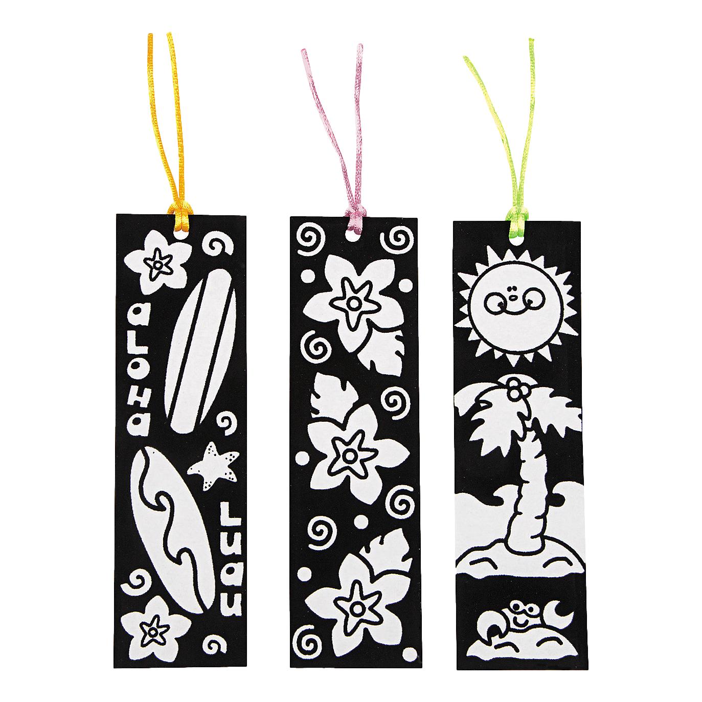 CYO Fuzzy Luau Bookmarks (12 Pack)