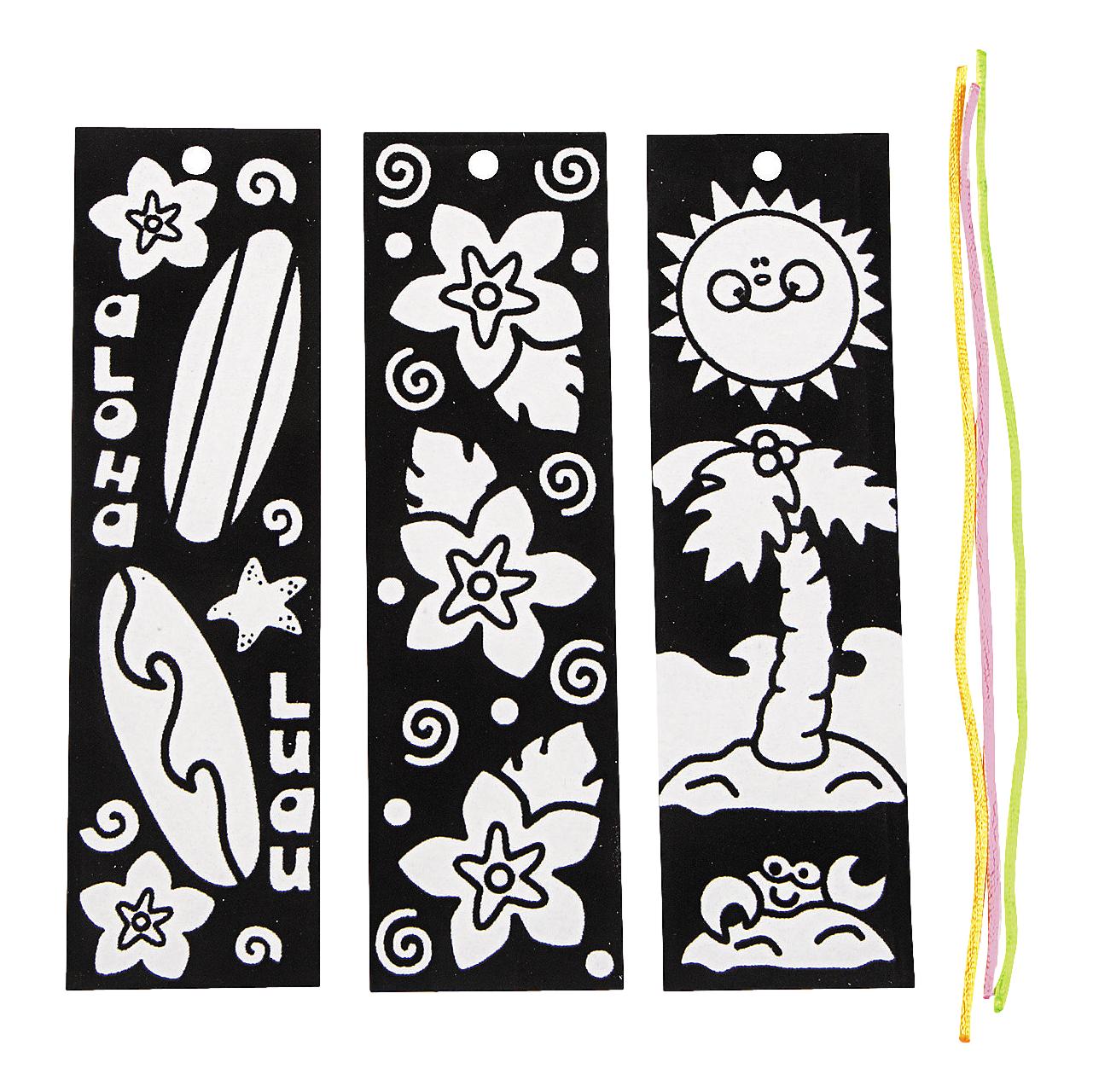 CYO Fuzzy Luau Bookmarks (12 Pack)