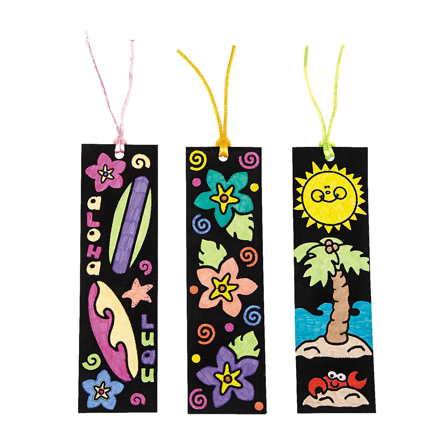 CYO Fuzzy Luau Bookmarks (12 Pack)
