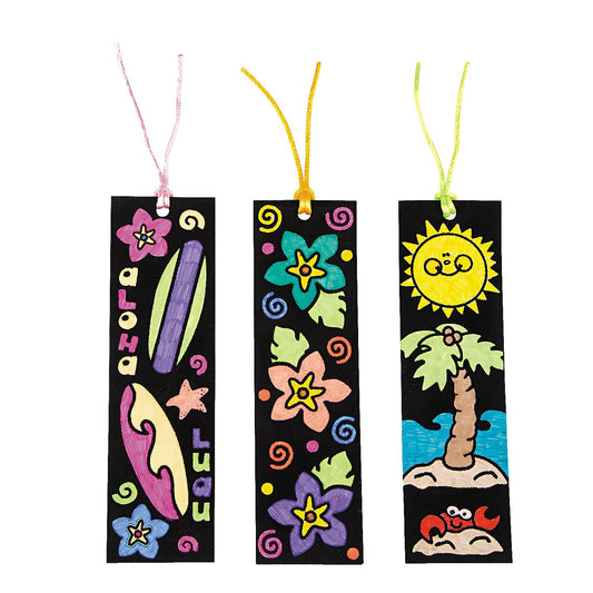 CYO Fuzzy Luau Bookmarks (12 Pack)