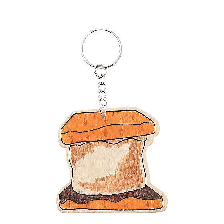 Color Your Own Camp Keychains (12 Pack)