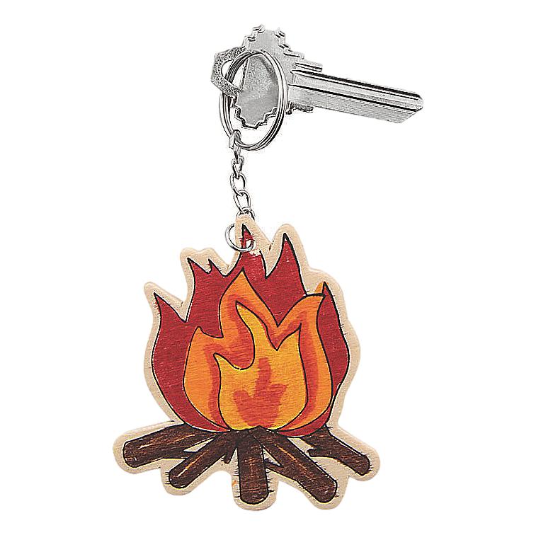 Color Your Own Camp Keychains (12 Pack)