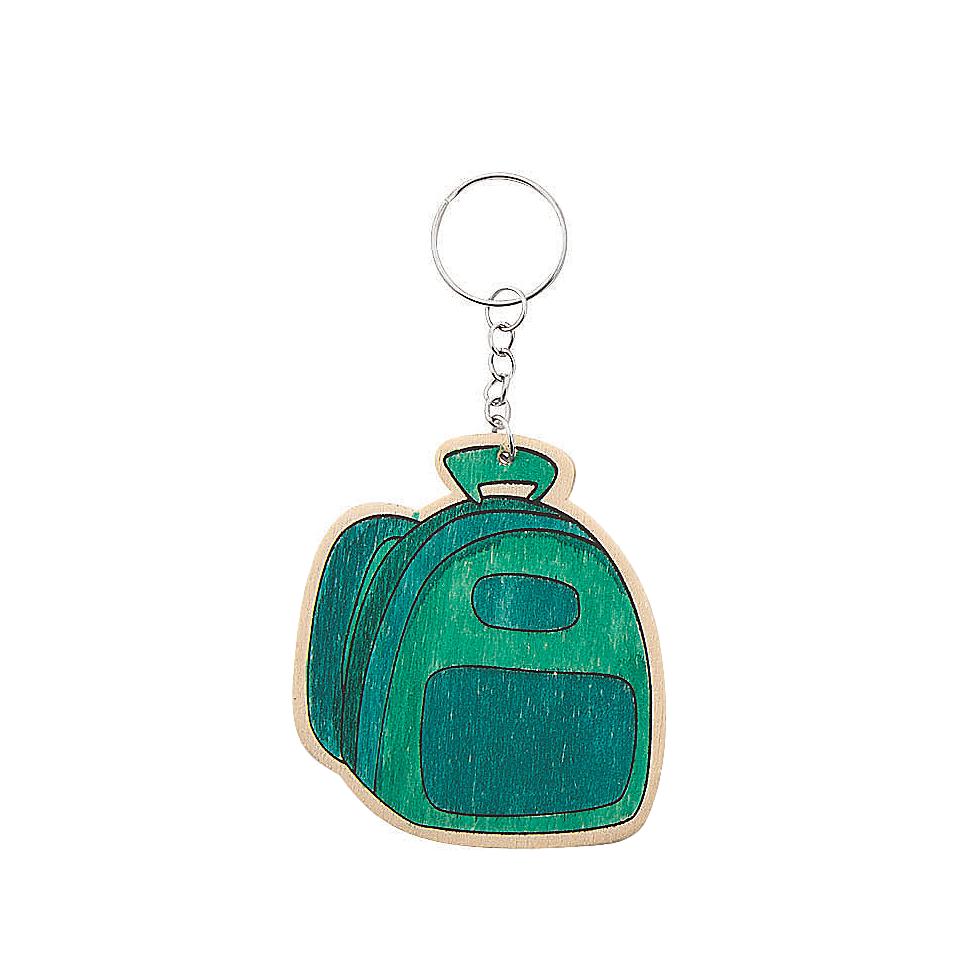 Color Your Own Camp Keychains (12 Pack)