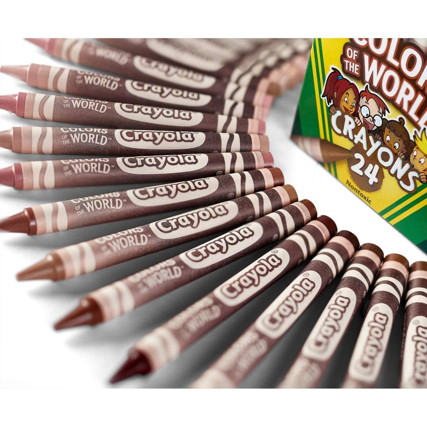 Crayola Colors of The World Crayons - 24 Colors - EconoCrafts