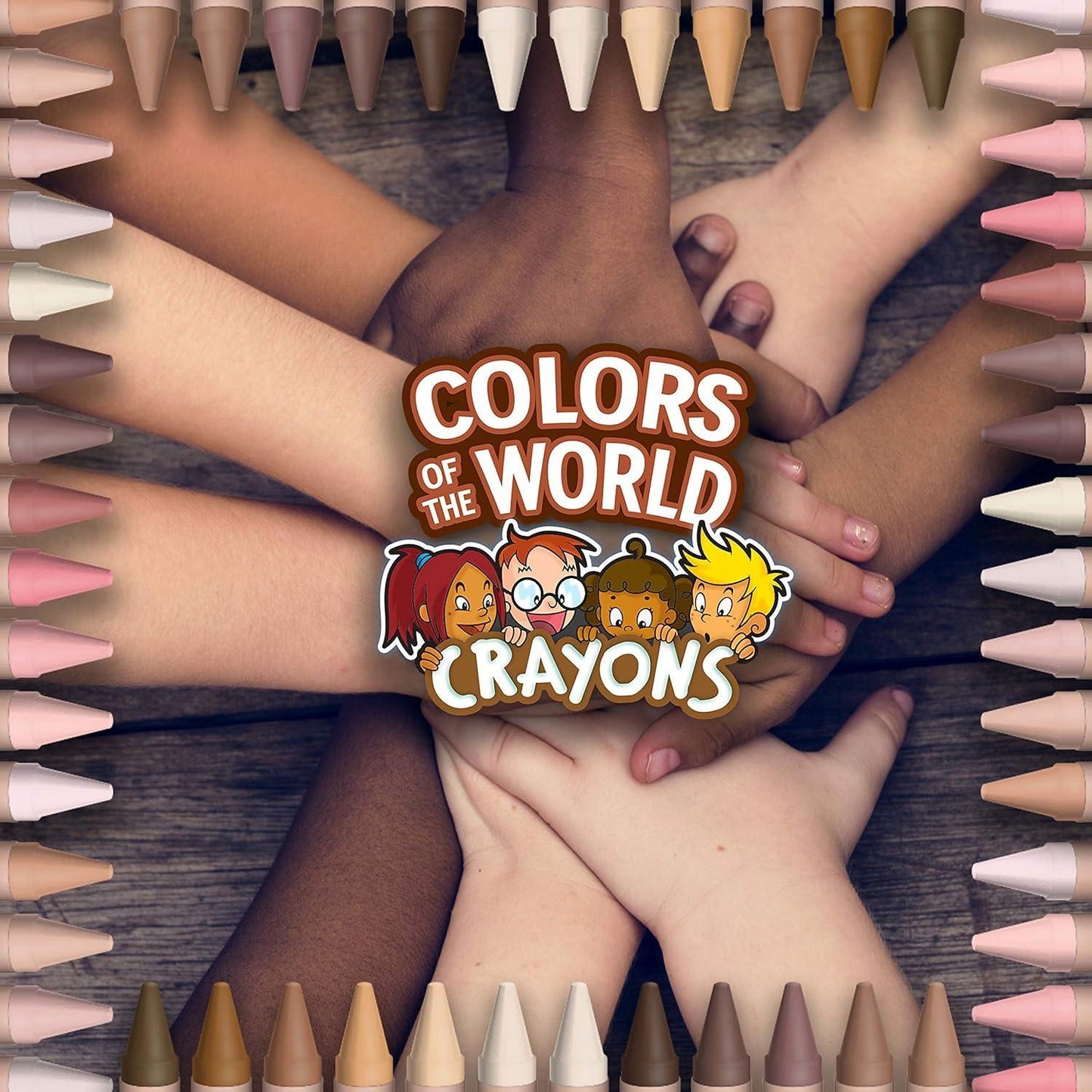 Crayola Colors of The World Crayons - 24 Colors - EconoCrafts