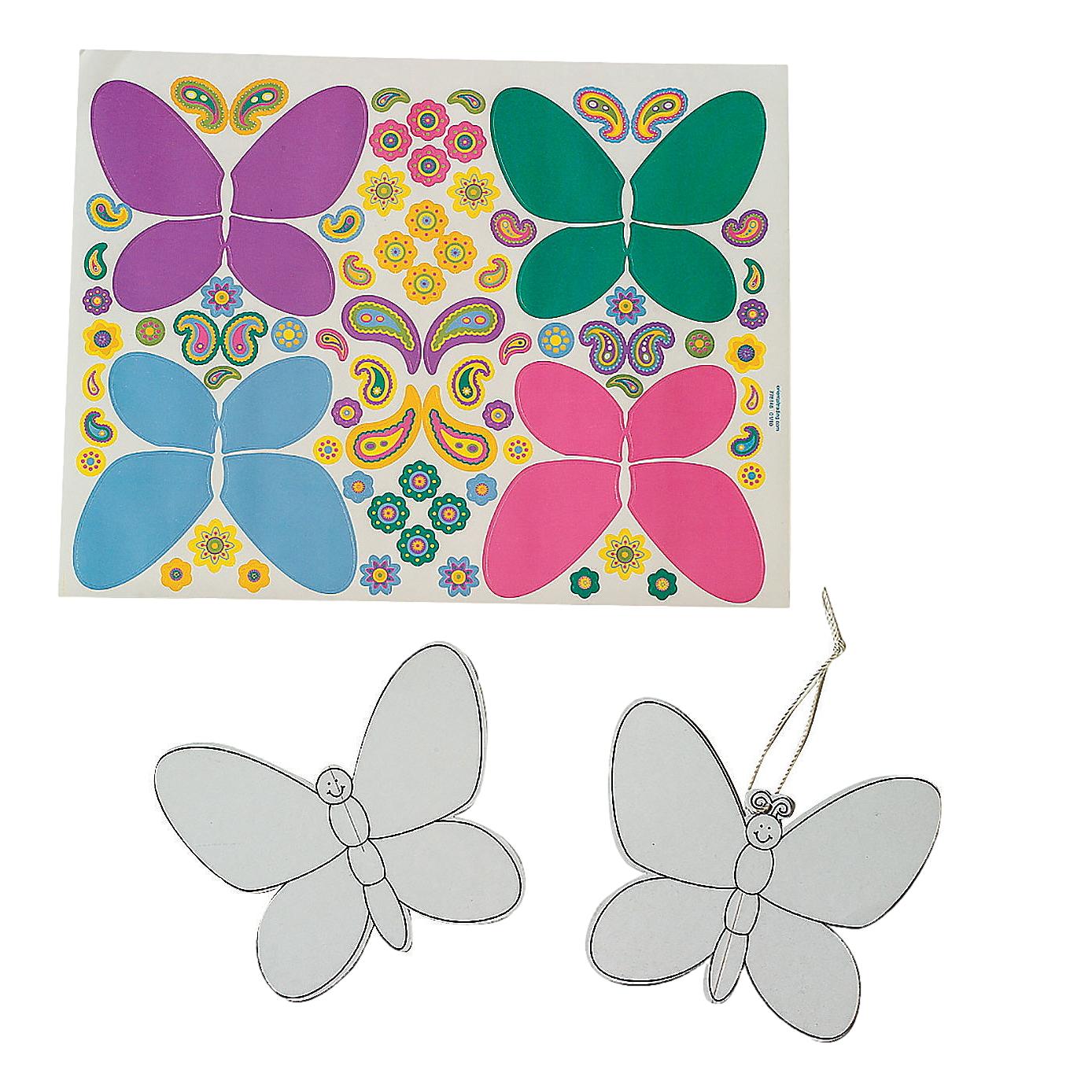 DIY 3D Butterfly Ornaments (12 Pack)