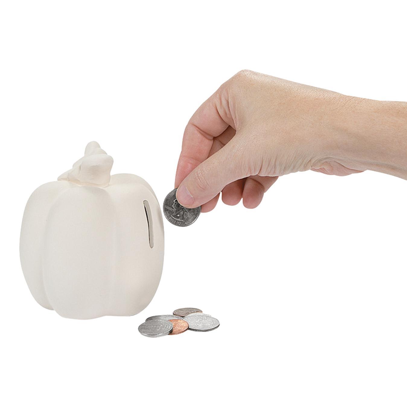 DIY Ceramic Pumpkin Banks (12 Pack) - EconoCrafts