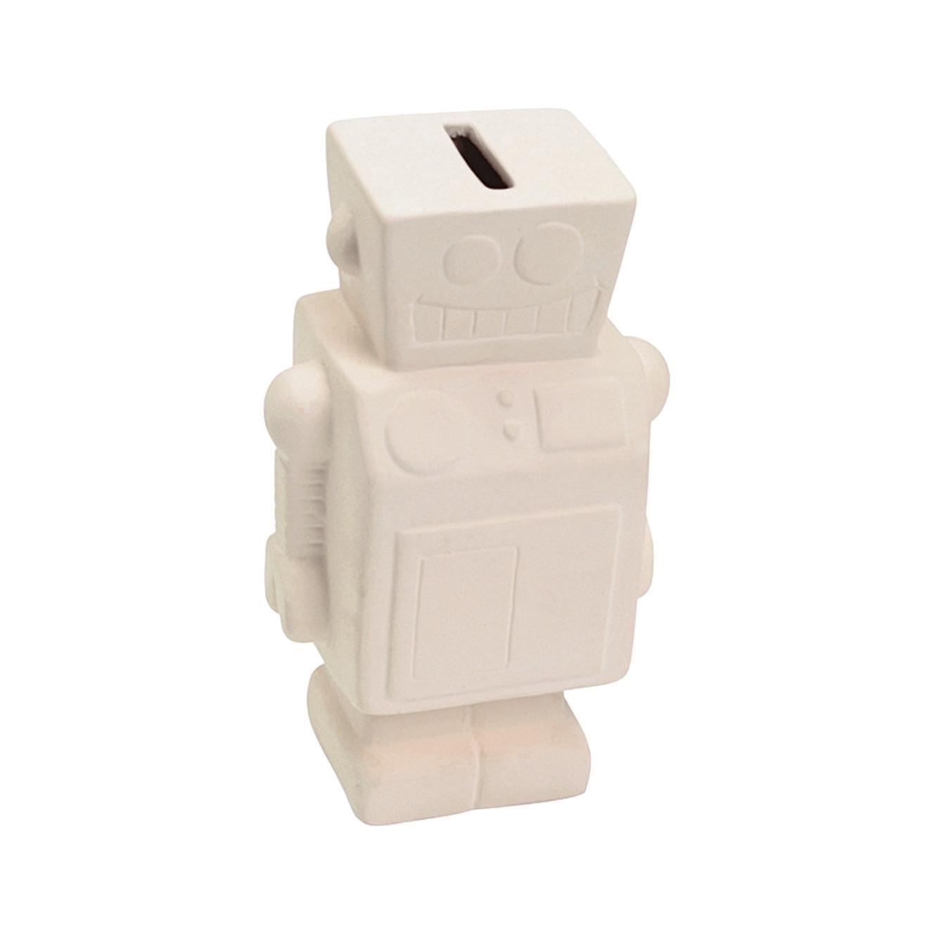 DIY Ceramic Robot Banks (12 Pack) - EconoCrafts