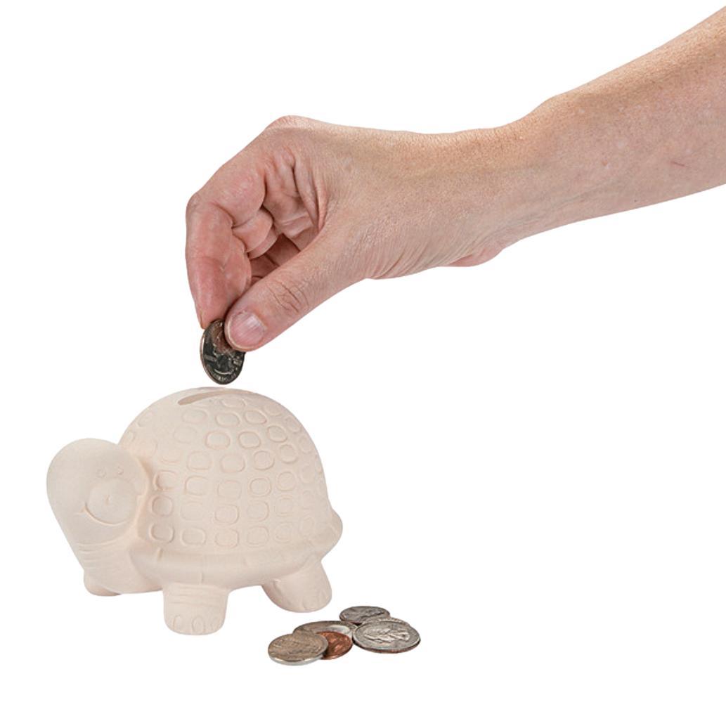 DIY Ceramic Turtle Banks (12 Pack) - EconoCrafts