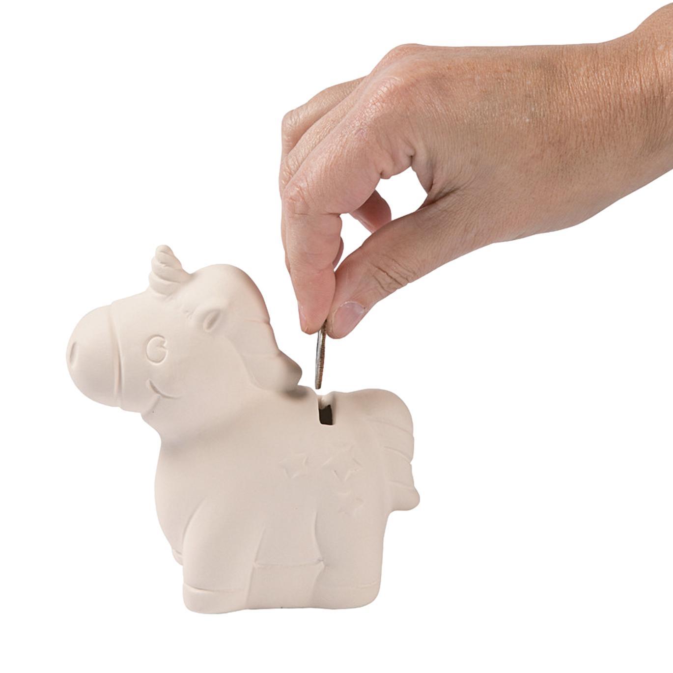 DIY Ceramic Unicorn Banks (12 Pack) - EconoCrafts