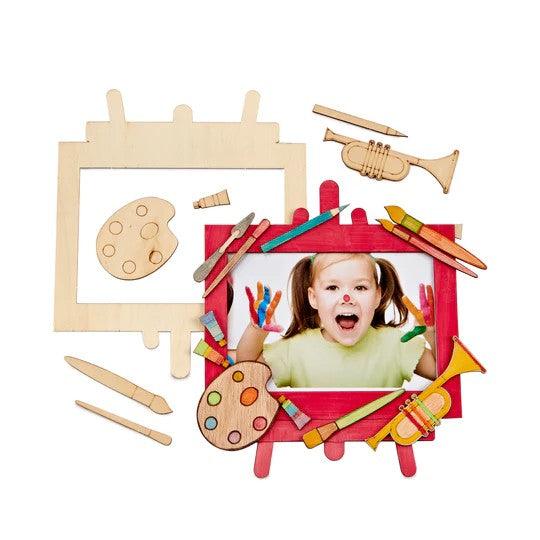 DIY Arts & Crafts Themed Picture Frames Craft (10 Pack)