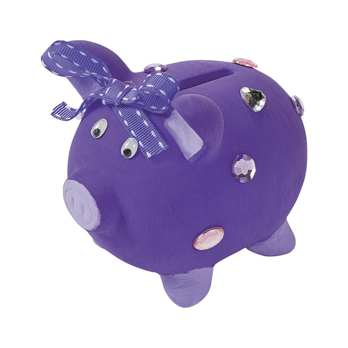 DIY Ceramic Piggy Banks (12 Pack) - EconoCrafts