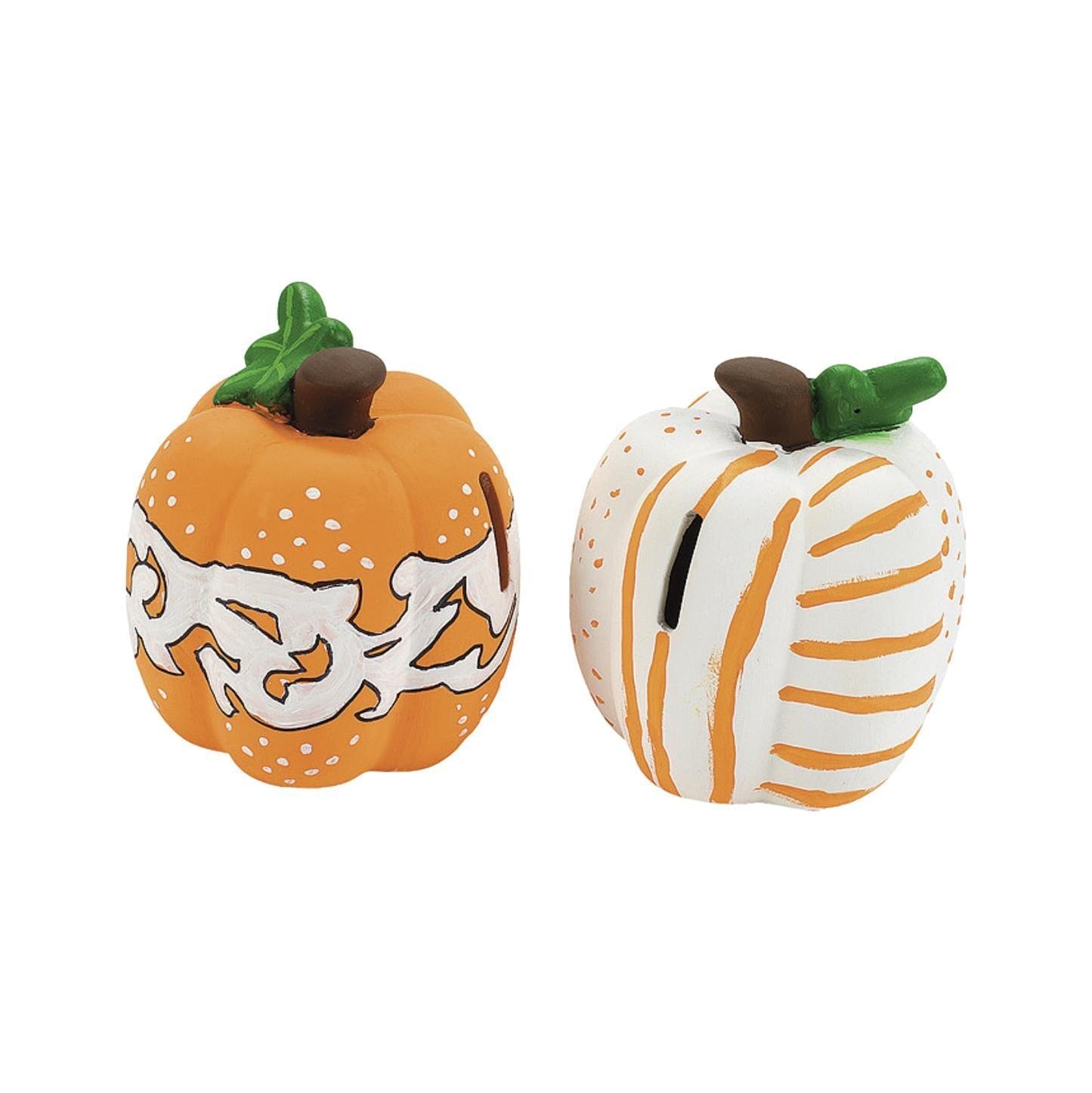 DIY Ceramic Pumpkin Banks (12 Pack) - EconoCrafts