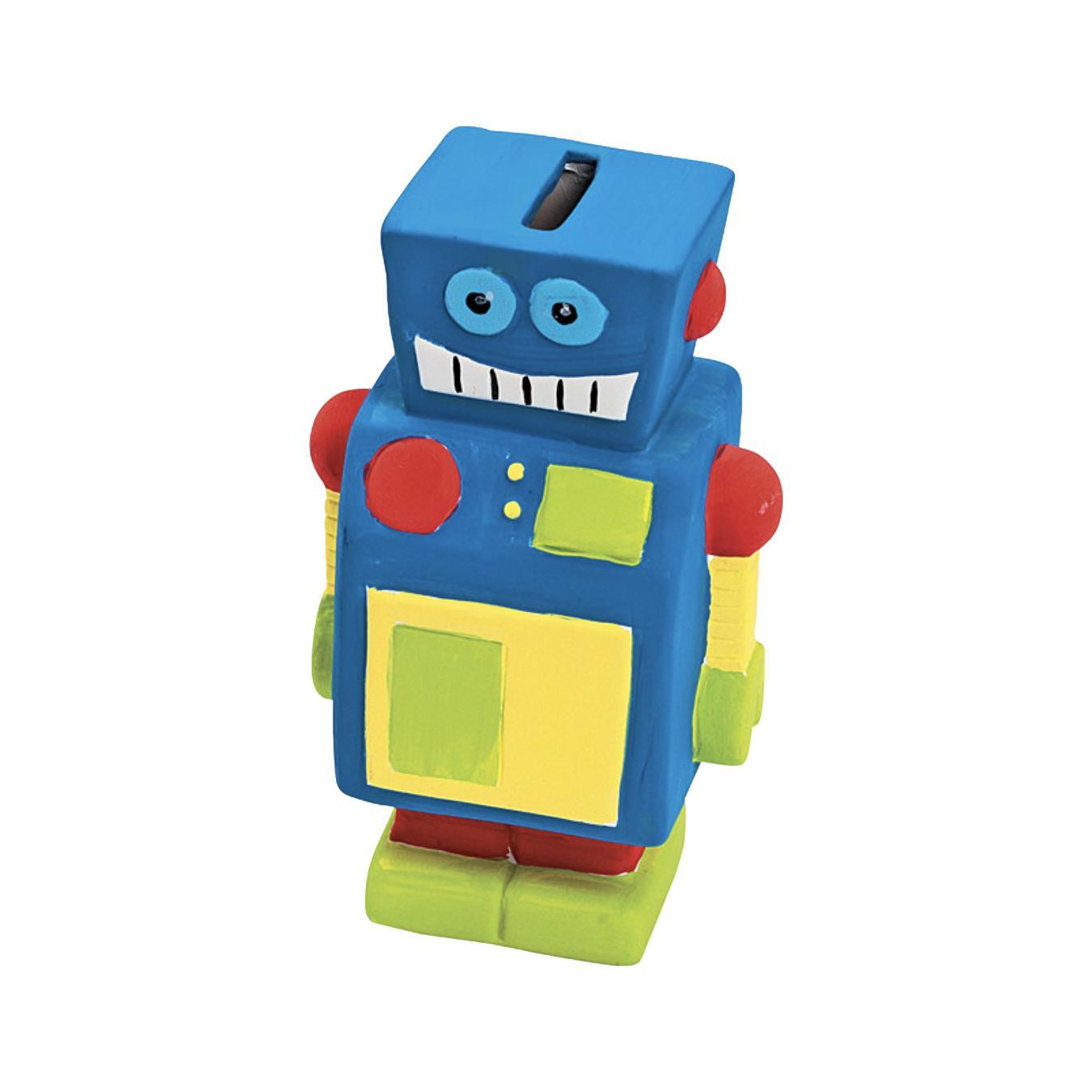 DIY Ceramic Robot Banks (12 Pack) - EconoCrafts