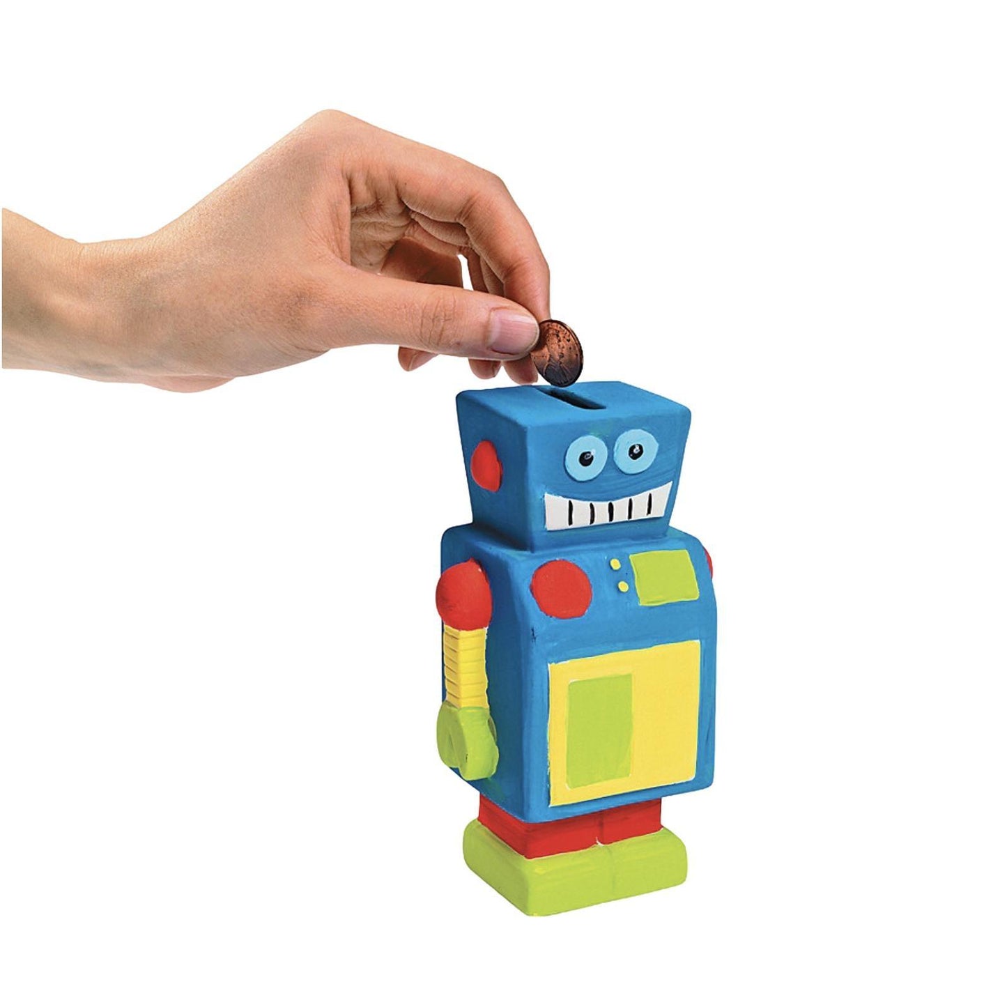 DIY Ceramic Robot Banks (12 Pack) - EconoCrafts