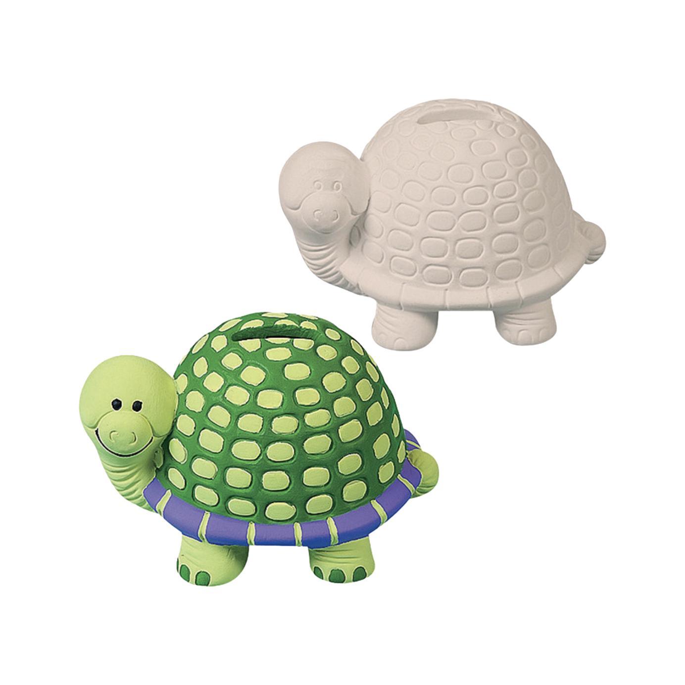 DIY Ceramic Turtle Banks (12 Pack) - EconoCrafts