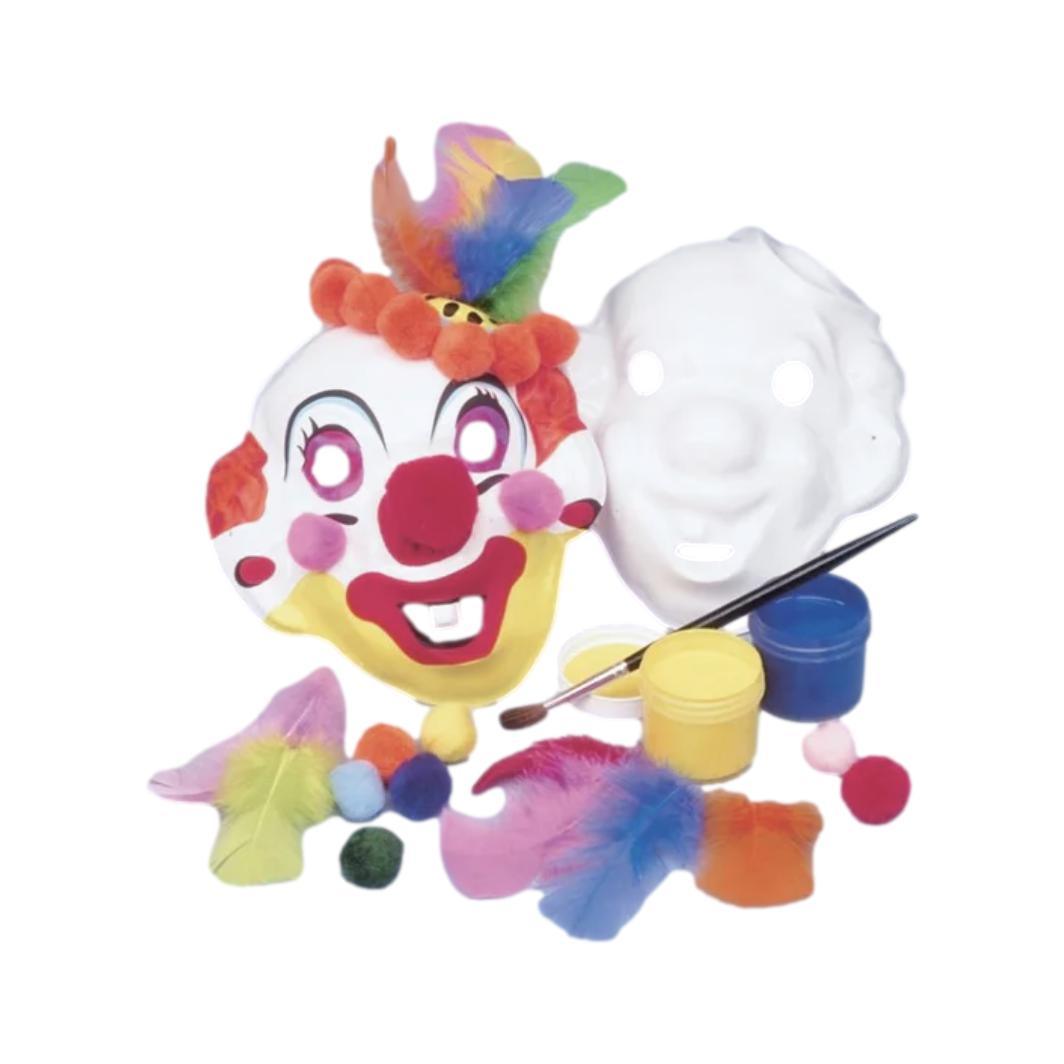 DIY Clown Masks (24 Pack) - EconoCrafts