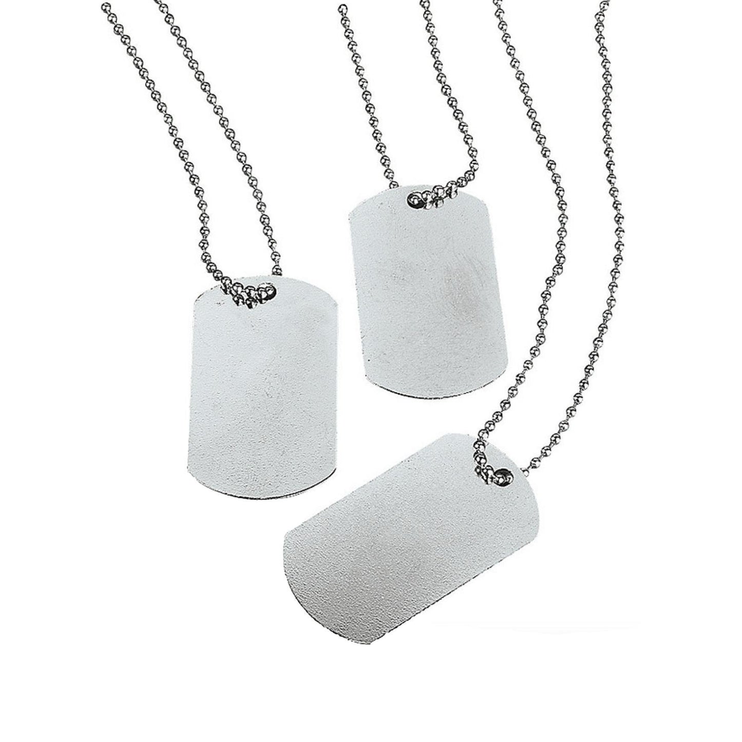 DIY Dog Tag Necklaces (12 Pack) - EconoCrafts