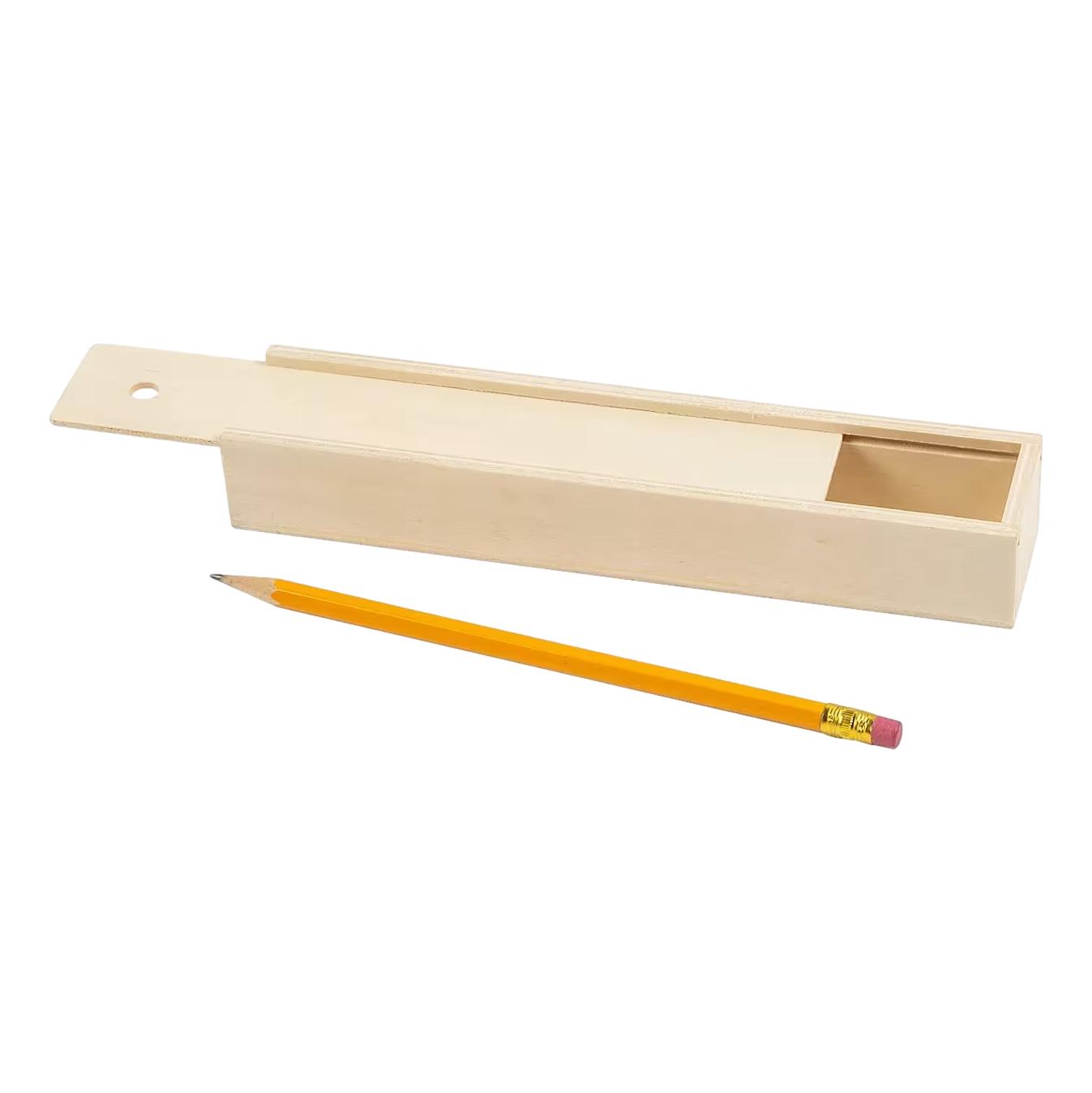 DIY Wooden Pen and Pencil Boxes (12 Pack)