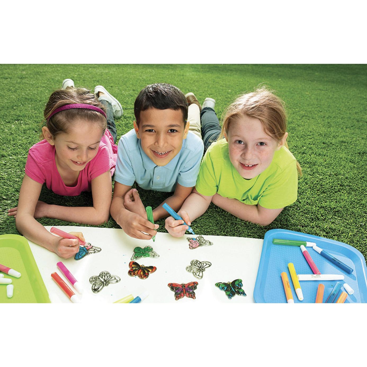 Glitter Suncatcher Paint Pens (24 Pack) - EconoCrafts