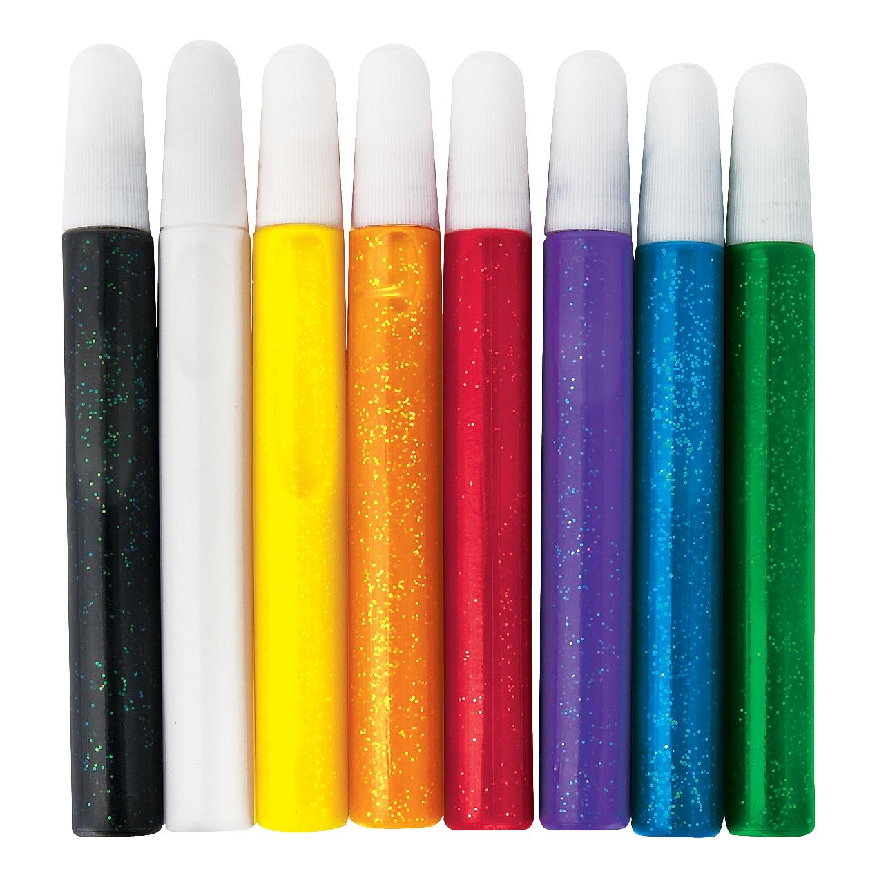 Glitter Suncatcher Paint Pens (24 Pack) - EconoCrafts