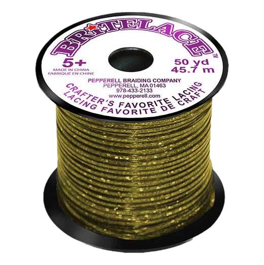 Holographic Rexlace Plastic Lacing - Gold