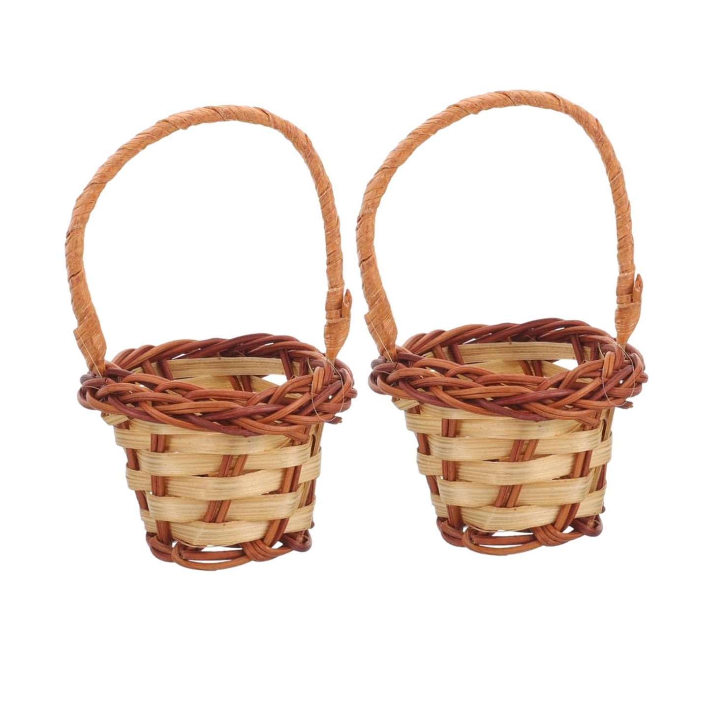 Mini Hand-Woven Baskets (12 Pack)