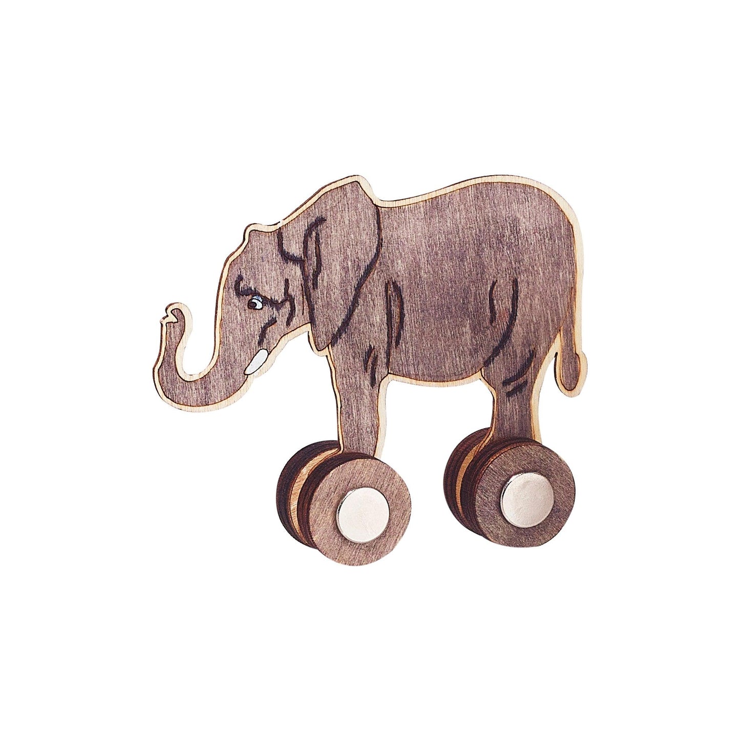 Rolling Safari Animals (12 Pack) - EconoCrafts