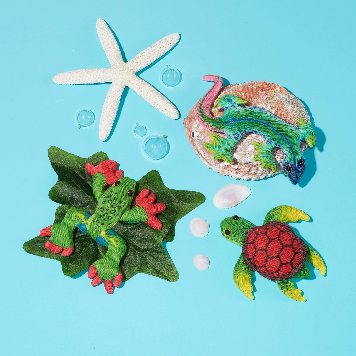 Sand Filled Fabric Reptiles (12 Pack) - EconoCrafts