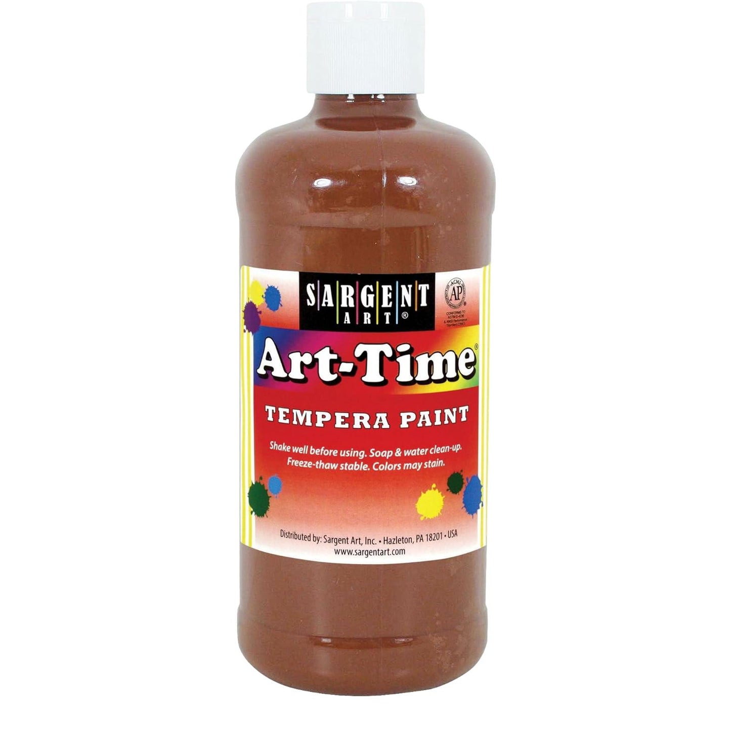 Sargent Art Tempera Paint - Brown (16 fl oz)