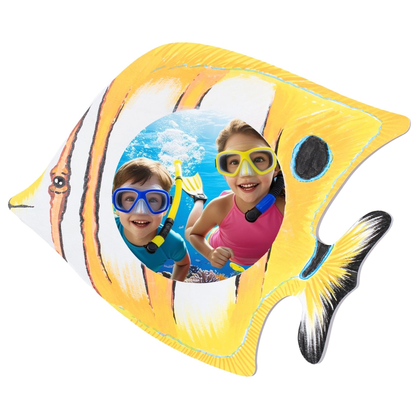 Wooden Fish Picture Frames (12 Pack)