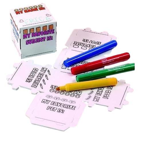 All About Me Cubes (12 Pack) - EconoCrafts