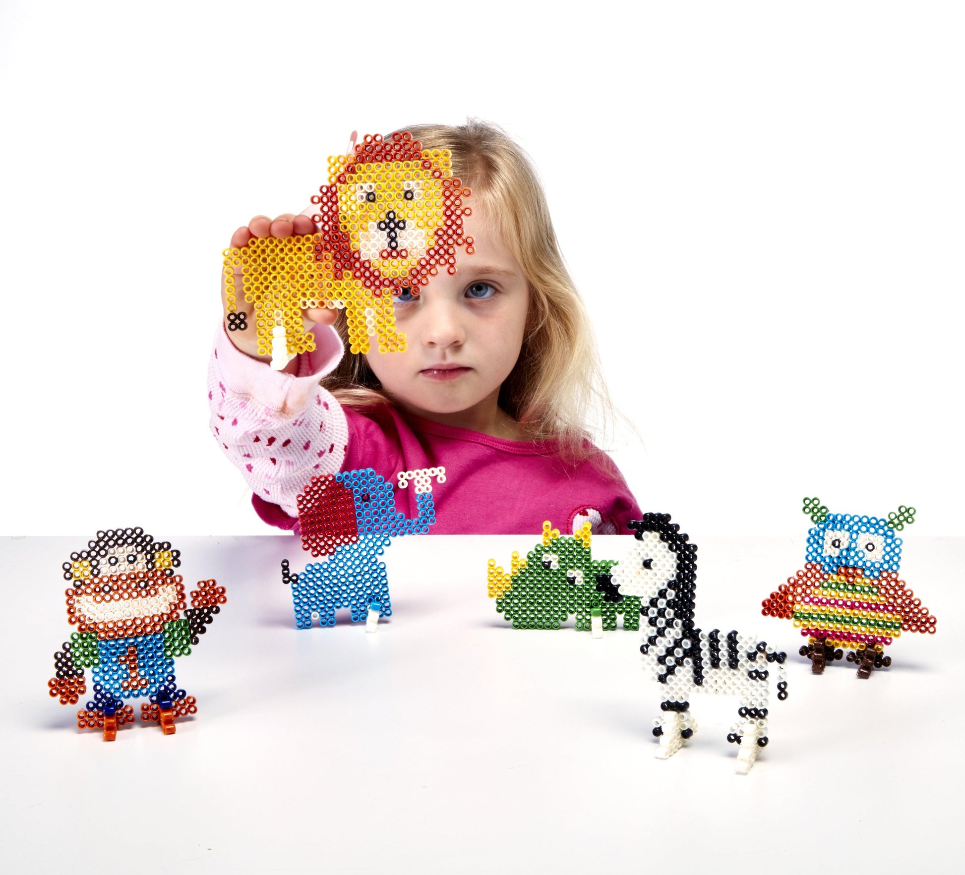 Super Beads - Jungle Animals (12 Pack) - EconoCrafts