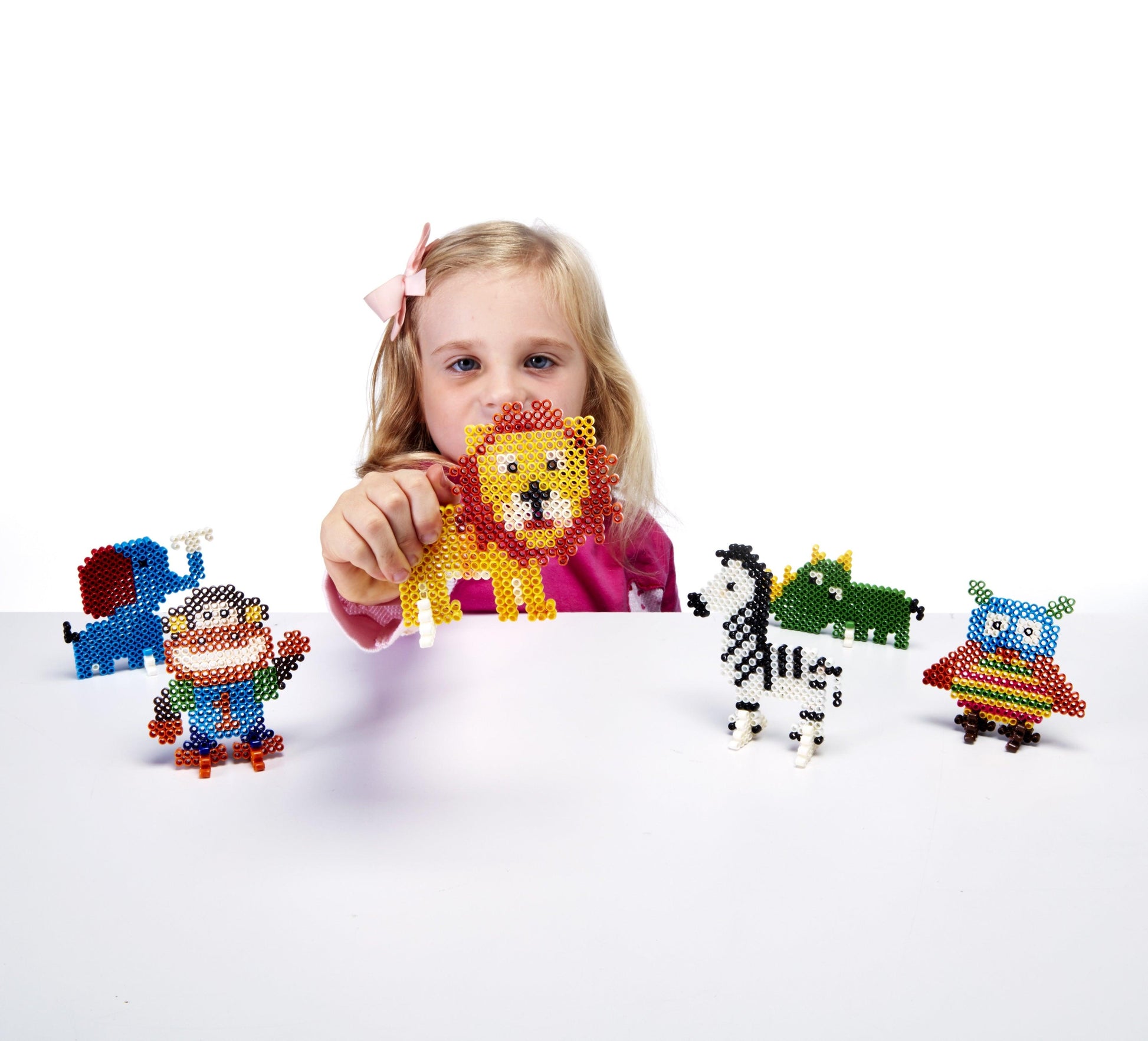 Super Beads - Jungle Animals (12 Pack) - EconoCrafts