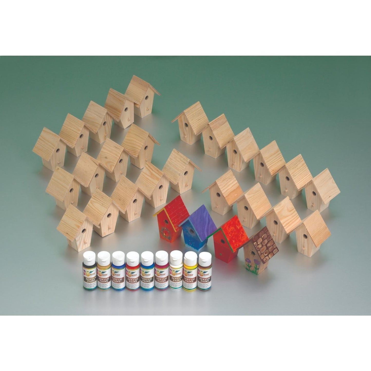 Wooden Birdhouses - Each - EconoCrafts