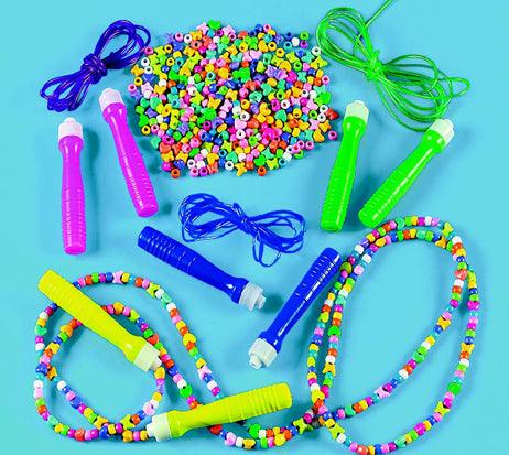 DIY Beaded Jump Ropes (12 Pack) - EconoCrafts