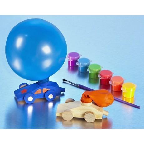 Balloon Powered Race Cars (12 Pack) - EconoCrafts