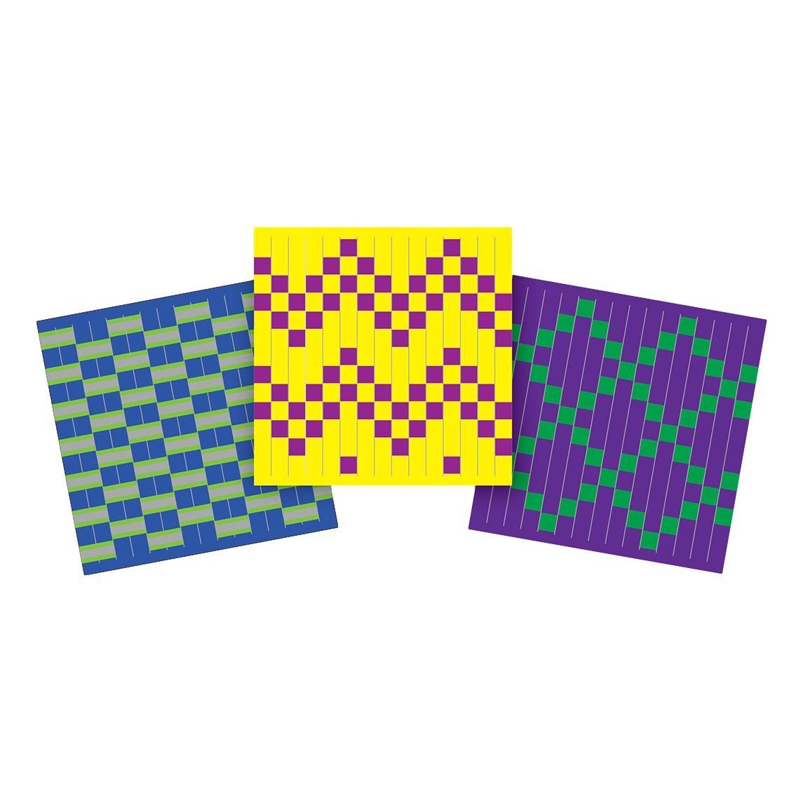 Colors and Patterns Weaving Mats (36 Pack) - EconoCrafts