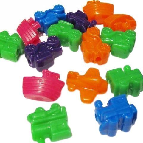 Transportation Beads (60 Pack) - EconoCrafts