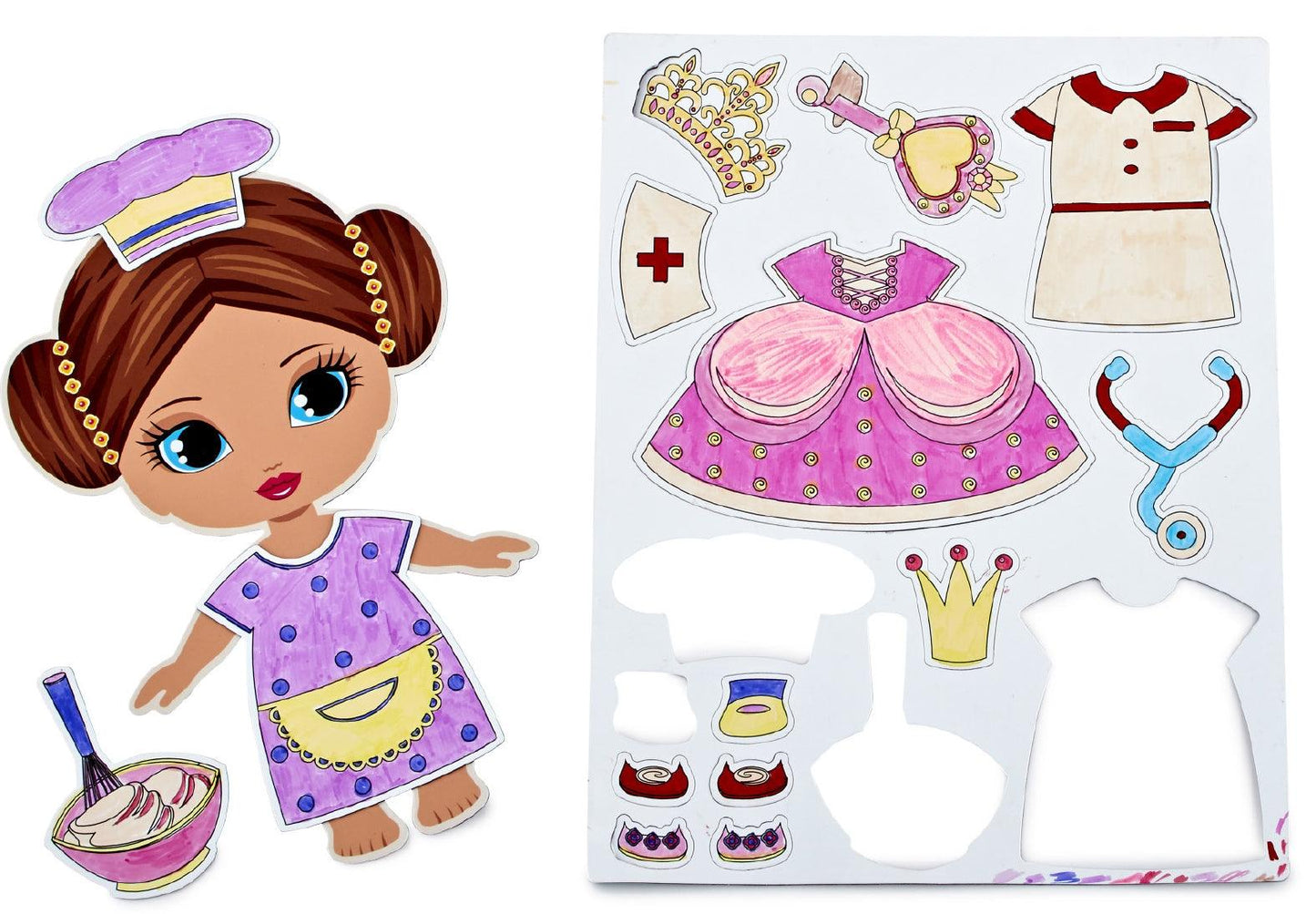 CYO Magnet Figurines - Girl (6 Pack) - EconoCrafts