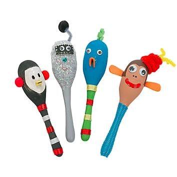 CYO Plastic Maracas (24 Pack) - EconoCrafts